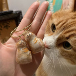 호미호비 반려동물 털 키링 만들기 강아지 고양이 반려견 반려묘 털키링 고양이1 : 호미호비