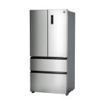 상업용 쿨 18.9 Cu. Ft. 프렌치 도어 냉장고, 33인치 와이드 하단 마운트 냉동 서랍 2개 포함, 프로스트 프리, LED 조명, 디지털 온도 조절... 