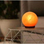 이슬람 서예 히말라야 소금 램프, 구형 LED 야간 조명, 장식용 무드 조명 : 글로코브