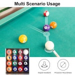 0.98인치 미니 당구공 풀볼, 16PCS 액세서리 게임 위한 이상 를 테이블용 장난감 세트, 36개월 실내/외 : 글로리아79