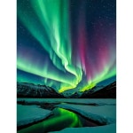 오로라 다이아몬드 아트 키트, 페인팅 선물용 원형 보석 키트가 포함된 DIY 5D 홈 월 장식 12x16인치 Frameless Cow01 : 하이엔드피플.