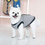 에브리데이 퀼팅 베스트 그레이 (S - XL) 애견 강아지 퀼팅베스트 애견옷 그레이M : 삼덕샵