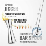 JSEIAJB 15 스테인리스 스틸 턴 믹서 바 밀크 티 샵 칵 셰이커 15 pcs D : 더샵앤조이