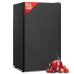 기숙사 냉장고 3.2 Cu.Ft, 냉동고가 있는 컴팩트 냉장고, 칠러 박스가 사무실 싱글 도어 7단계 온도 조절, 저소음 : 피현컴퍼니