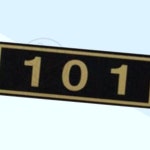 파샐리 빌라호실표시 주소표기판 아파트호수표지 PVC 검정 : 다퍼줄마켓