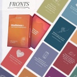 코끼리 공간 마음챙김 및 자기 관리 명상 카드 인용문 및 확인 불안 및 스트레스 해소를 위한 연습 정신 건강을 관리하는 52가지 양면 카드... 