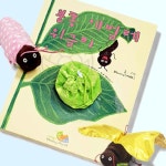 파샐리 나비한살이생태그림책 나비성장과정탐험북 교실용단체활동그림책 분홍 애벌레 빅북 세트 : 다퍼줄마켓