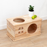 모리의하루 원목 숨숨집 박스형 고양이집 땅콩하우스 : 모리의   하루