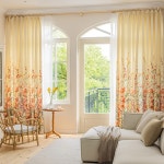 꽃무늬 ket curtain in panel and : 인선상사01