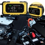 자동차 배터리 점프 스타터 박스 대 한 LCD 화면 12V 엔진 지원 액세서리와 장비 : 미주투원