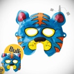 색칠풍선 마스크 호랑이 10개 동물종이가면 동물가면만들기 : LI-V