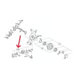 메르세데스 벤츠 W209 CLK200 W171 SLK350 S280 용 0003300018 컨트롤 암 앵커 볼트 키트 : 팔봉코퍼레이션