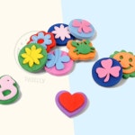 파샐리 유치원미술교구 창의력팡팡스탬프 만들기놀이재료 다용도 EVA : 다퍼줄마켓