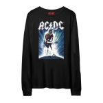 ACDC 티셔츠 긴팔 셔츠 빈티지 복고 남자 여자 옷 S : n아주상사