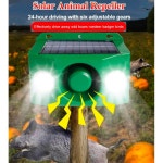 큰 볼륨의 비스트 퇴치 태양광 경고등, 큰 볼륨의 태양광 경고등 5가지 모드, 과수원 농장 헛간 마당용 알람이 있는 실외 태양광 조명 : 워크탑존