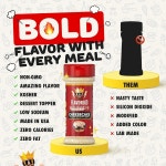 콜드 스톤 크리머리 아이스크림 시즈닝 토퍼 by FlavorGod (4팩) - 건강한 디저트 칼로리 0, 나트륨 코셔 커피, 요거트, 아이스크림, 과일과 함께... 