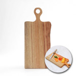 캄포나무 원목 도마 플레이팅 손잡이 도마 35.5cm : 파버몰