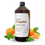 럭셔리 발포 목욕 - 오일과 엡섬 솔트가 함유된 천연 향 버블 제스티 귤 향, 33 8 fl oz / 1L Pure Bubbles : Silviquee