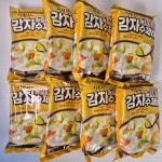 이가자연면 감자수제비 186.5g(1인분) x 8개 코스트코 시원한 겨울음식 든든한 즉석요리 : 마켓 담따