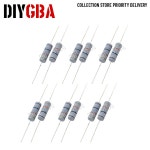 10PCS 5W 탄소 저항기 2R 22R 51R 1M 1R 47R 필름 10R 1 2K : 쾌활 보이차