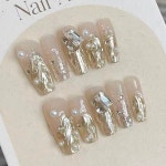 수제 네일팁 신모델 고급감 화이트닝 효과 : Chaeum Studio