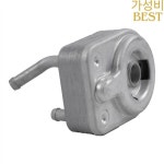 1PCS 26410-2B740 오일 라디에이터 쿨러 어셈블리 현대 기아 용 터보 실버 금속 자동차 : 선업보