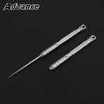 탈피칼 1PC 티타늄 합금 이쑤시개 열쇠 고리 액세서리 과일 스틱 홀더 휴대 야외 EDC 도구 : 글로벌로지스.