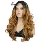 여성용 레이스 프론트 가발 긴 곱슬 합성 머리선이 미리 뽑아낸 글루리스 : 에스디 물산