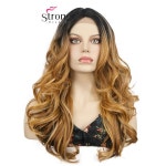 여성용 레이스 프론트 가발 긴 곱슬 합성 머리선이 미리 뽑아낸 글루리스 : 에스디 물산