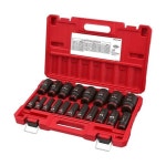 밀워키 19개 세트 SHOCKWAVE 임팩트 6포인트 듀티 소켓 2인치 SAE 드라이브 49 66 6271 임팩트롱슬리브1/2 : 백그미