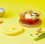 간편쿡용기 렌지쿡 옐로우에디션 탕찌개용 용기 1250ml 1조 1개 : 시종몰