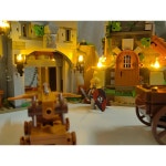 펀홀 중세 시리즈 성벽 감시탑 망루 LED 조명 포함 호환 조립 블럭 F9027 : 구매대행판다