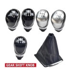 포커스 2 3 MK2 MK3 Fit for 피에스타 에코스포츠 C-Max Kuga S-max 5/6... 레버 핸드볼 게이터 부츠 가죽 커버(6R 실버 플라스틱) : 핫픽스01