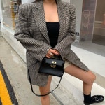 하운드체크 자켓 : 이니핏