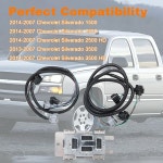 923-012 645-930 645-936 15304995 15031996 스테인리스 브래킷, 뒷좌석 운전석 및 조수석 측면 소켓 세트가 있는 라이트 회로 보드... 