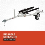 트레일러 키트 - 제트 스키 및 PWC 스틸 트레일러, 610파운드 용량, 6.4피트 x 3.3피트 데크, 조절식 벙커, DOT 승인 조명 : 트러스트바이005-2-
