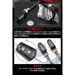 오토바이용 제타 레이싱 G4814 701 LED 플래셔, 테일 라이트가 통합된 턴 시그널, 초경량, 클리어 , 알루미늄 합금, 매트 블랙 : 동인상회
