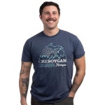 미시간의 도시와 유적지 - 오대호 주 미드웨스트 미튼 프라이드 남성용 티셔츠 : 고래마트