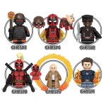 6개 MEN 데드풀 울버린 PVC FIGURE TOY COLLECTIBLE MODEL : 세계쇼핑샵