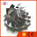 GT15-25 고성능 터보 알루미늄 2618 밀링 빌렛 컴프레서 휠 784363-0002B/735475-0002 38.58/52.00mm 7 + 블레이드 : 에스디원유통