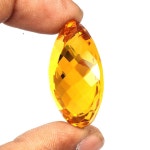 리얼젬 87.75 Ct 옐로우 시트린 배 모양의 루즈 원석 : 쭈니템