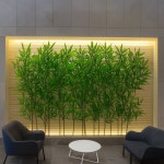 인조대나무 인테리어 식당 카페 나무 조경 대나무 청색대 20개 210cm : 제니앤하우스