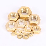 H62/59 황동 육각 너트 - 전기, 해양 및 DIY 응용 분야에 적합한 높은 전도성 부식 저항성 : 청우GTC