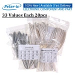 SMD 저항기 모듬 키트 33 값 0402 2512 1R 1M 각 20PCs  10Ohm : 이륙상사