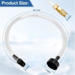 공구 Pcs 작은 xmm 블리드 도구 Seastar 공급 피트 스위치 노점 배의 2피스 보트 배기 세트 : 채운상점