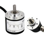 QLWAHK 38MM 증분 인코더 6MM 축 회전 광학 센서 A B/Z 2/3 상 5/8 와이어 10 1024 3600 PPR 5/24/30 V ZSP3806 3000PPR : 엠제이상점