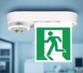 음성점멸 유도등 청각장애인 화재 경보 비상구 피난구 유도등 소형 천정형 : 만물가드