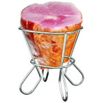 소로 에센셜 - 8-1/2인치 x 7-1/4인치 6인치 니켈 도금 와이어 햄 홀더 로스팅 랙 냉각 건조 주방 요리에 적합 홈 키친 레스토랑 : 루미레아