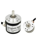 LSCCLMKJ 38MM 증분 인코더 6MM 축 회전 광학 센서 A/B/Z 2/3 상 5/8 와이어 10 1024 3600 PPR 5/24/30 : 엠제이상점