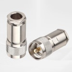 MOOK RF 4팩 PL259 동축 커넥터 50옴 PL 259 UHF 수 클램프 LMR400 KMR400 RG8 RG8U RG213 케이블용 2 : 엠제이상점